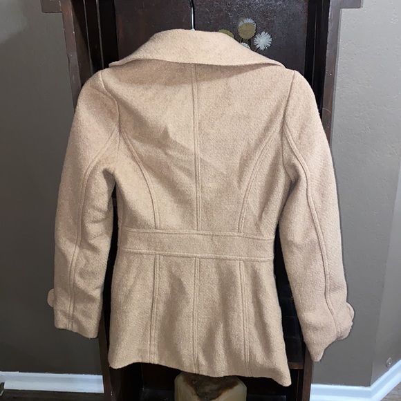 F21-Light brown pea coat - Picture 2 of 6
